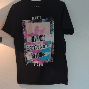 PINK Victoria's Secret Black Graphic Tee